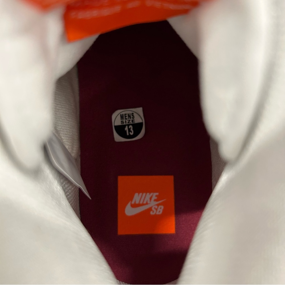 Nike SB Dunk High Pro ISO Orange Label Sweet Beet Sz 13 DQ4485-600 Mens New - Picture 9 of 10